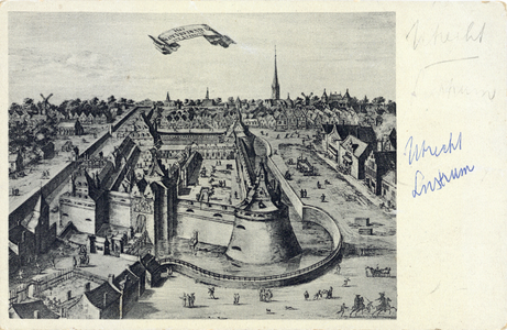 602944 Afbeelding van het kasteel Vredenburg te Utrecht.